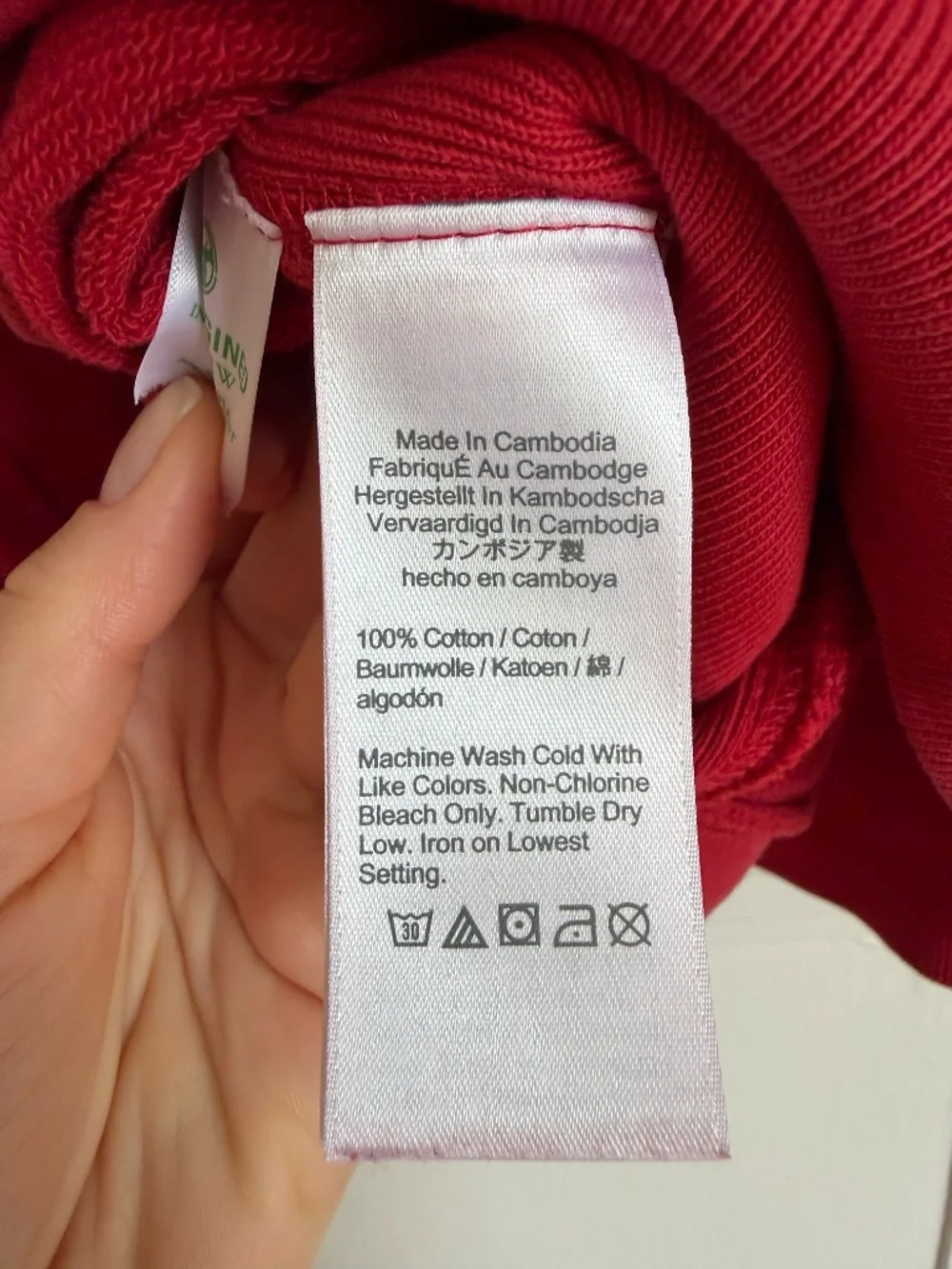 J.Crew Vintage-Style Red Crewneck Sweatshirt